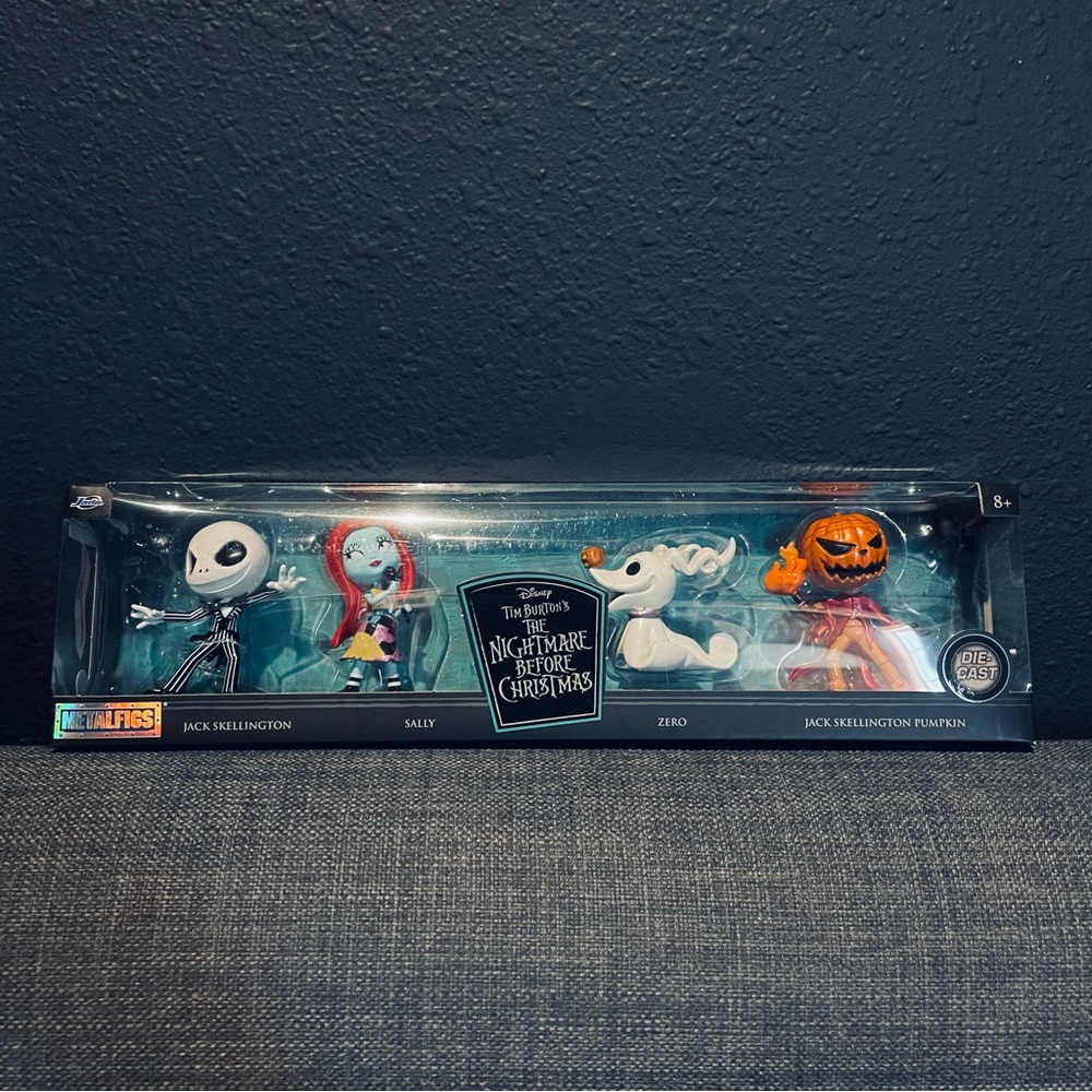 Tim Burton’s The Nightmare Before Christmas Figures 4-Pack 2.5” MetalFigs Set